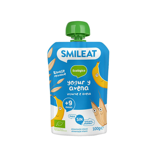 SMILEAT Bolsita De Yogur Y Avena Eco 100 G (301517)