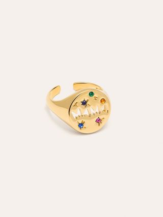 Anillo Mamá Baño Oro