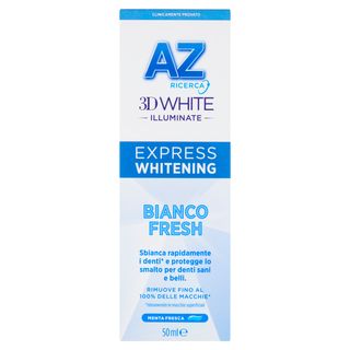 AZ Ricerca Dentifricio 3D White Illuminate Express Whitening Bianco Fresh 50 ml