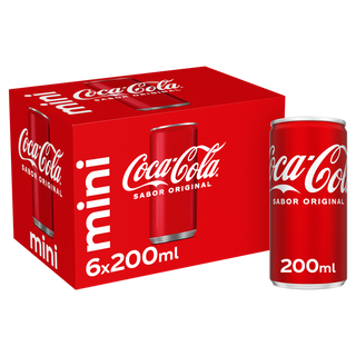 Coca-Cola Sabor Original 6x200ml Lata