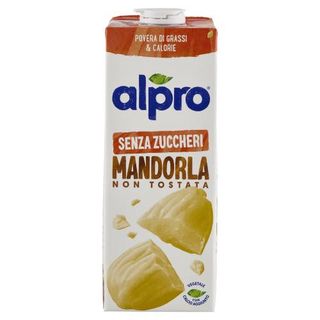 ALPRO Senza Zuccheri Mandorla, Bevanda 100% Vegetale, Basso in grassi, Senza Lattosio, 1l