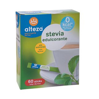 Edulcorante Stevia Sobres Alteza 60 Sobres