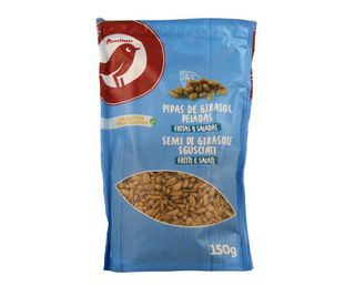 Pipas de Girasol Peladas Fritas y Saladas Producto Alcampo 150 G.
