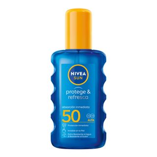 Protector Solar Invisible Protege Y Refresca Spf 50 Nivea 200 Ml. (161673)