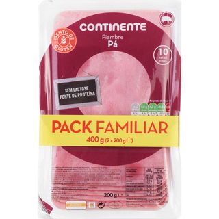 Fiambre da Pá Fatiado Continente (2 un x 200 gr (400 gr))