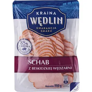 Kraina Wędlin Schab z beskidzkiej wędzarni, 150 g