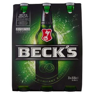 BECK'S Birra pilsner tedesca bottiglia 3x33cl