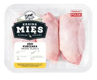 Kraina Mięs Udo z kurczaka świeże klasa A kg ok. 600 g