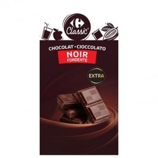 Chocolate Negro 47% Cacao Carrefour Classic 100 G.