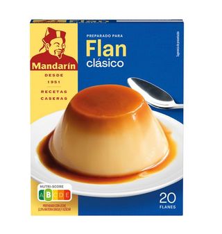 Flan Mandarín Clásico 5 Sobres 20 G