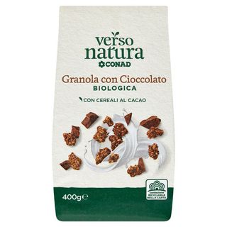 CONAD VERSO NATURA Granola con Cioccolato Biologica 400 g - 8003170091115