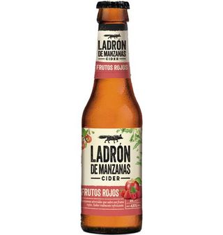 Sidra Ladrón De Manzanas Frutos Rojos Botella 25 Cl