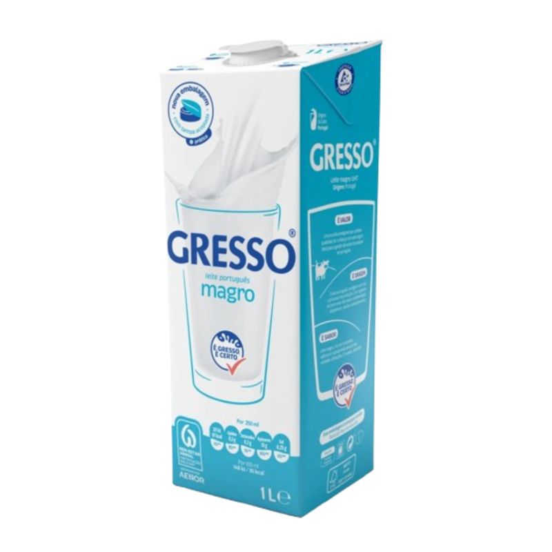 Gresso Leite Magro 1L