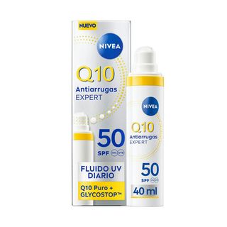 Fluido UV diario SPF50 antiarrugas NIVEA Q10 EXPERT, bote 40 ml (307148)