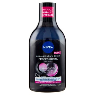 Nivea Acqua Micellare Bifase Professional anche per Pelli Sensibili 400 ml