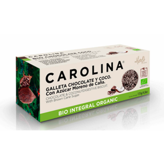 Galleta Carolina Integral Chocolate y Coco Eco 135Gr.