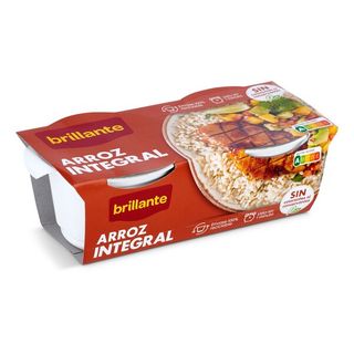 Arroz Integral Brillante Vaso 2x125 Gr.