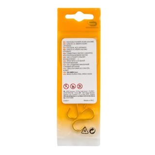 2 Ganchos S Aber. A.Latao 3 X 8.5Mm Std (18605594)