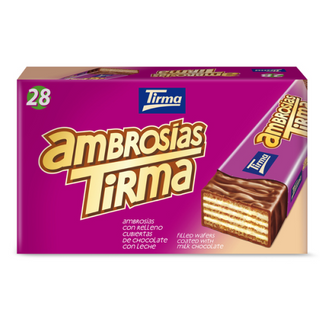 Ambrosías Tirma Cubiertas De Chocolate Con Leche 28Ud