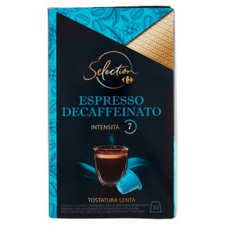 Carrefour Selection Espresso Decaffeinato Intensità 7 Capsule 30 X 5 G