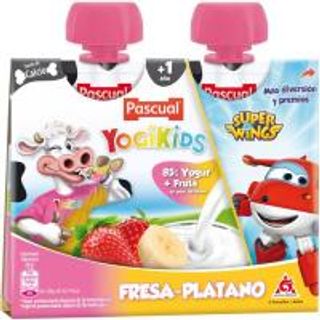 Yogur Yogikids De Maduixa-Plàtan Pascual 2X80 Gr. (18577254)