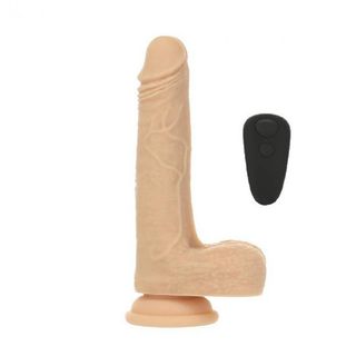 Rotująco Posuwiste Dildo Z Przyssawką I Pilotem 19 Cm – Materiał Incredifeel