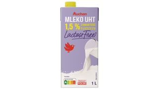 Auchan - Mleko UHT 1.5% bez laktozy - 1 l