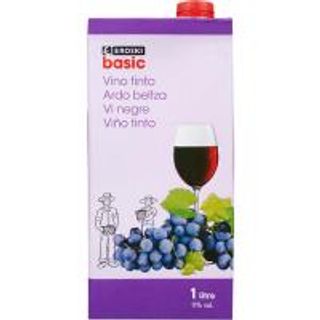 Eroski Basic Vino Tinto De Mesa Brik 1 L. (327379)