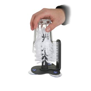 Spazzola per bicchieri - con ventosa