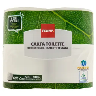Carta Igienica 4Rot/500 Str.GE
