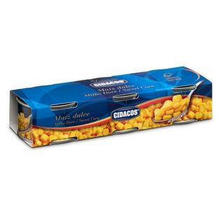 Cidacos Maiz Dulce Cocido, 3X70Gr