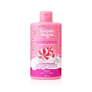 Kiss Fresa y Nata Body Lotion - Tulipán Negro - 400 ml 8410751036074