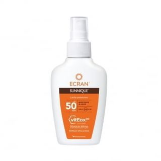Crema Solar Refuerza Las Defensas Antioxidantes De La Piel Spf50 Ecran Sunnique 100 Ml.