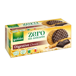 Galletas Zero Sin Azúcar Disgestive Choco Gullon 270Gr.