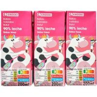 Batido De Fresa Eroski 6X200 Ml. (10825503)