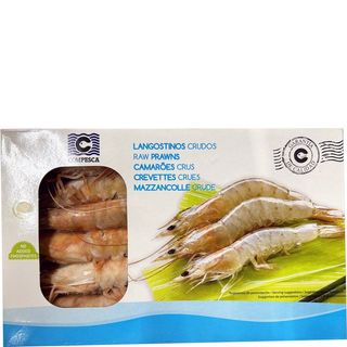 COMPESCA Langostino Crudo Congelado 20/30 Piezas 1 Kg