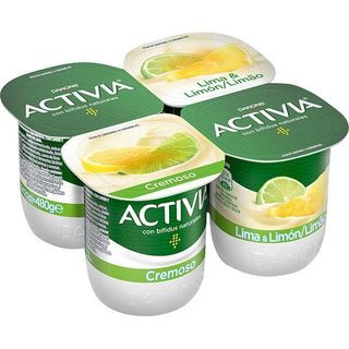 Bífidus Cremoso Sabor Lima-Limón Activia, Pack 4X120 Gr. (16819138)