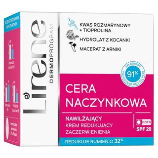 Lirene Cera Naczynkowa Krem nawilżający