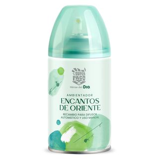 Ambientador Automático Encantos De Oriente Super Paco De Dia Spray 250 Ml