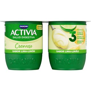 Iogurte Bifidus Cremoso Lima e Limão Activia (emb. 480 gr (4 un))