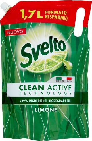 SVELTO DETERGENTE PIATTI ECORICARICA LIMONE 1,7 LITRI   LEV3021