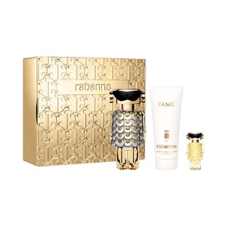 Estuche Fame Refill  Parfum 80 Ml Vaporizador + Loción Corporal 100 Ml + Fame Eau De Parfum 4 Ml Rabanne 114299