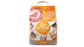 Auchan - Bentonitowy zbrylający żwirek dla kota - 5 l