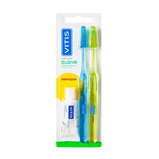 Vitis Duplo Cepillo Dental Suave 5013067 2Ud