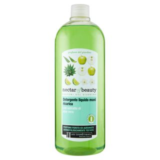 Les Cosmétiques Design Paris nectar of beauty Detergente liquido mani ricarica aloe vera 1000 ml