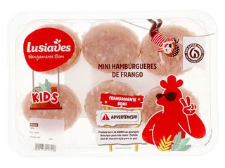 MINI HAMBURGUER DE FRANGO LUSIAVES 300GR