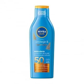 Crema Protector Solar Fp50 Protege & Broncea Nivea Sun 200 Ml.