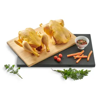 Pollo Amarillo Para Asar 2 Unidades Selección De Dia 2 Kg
