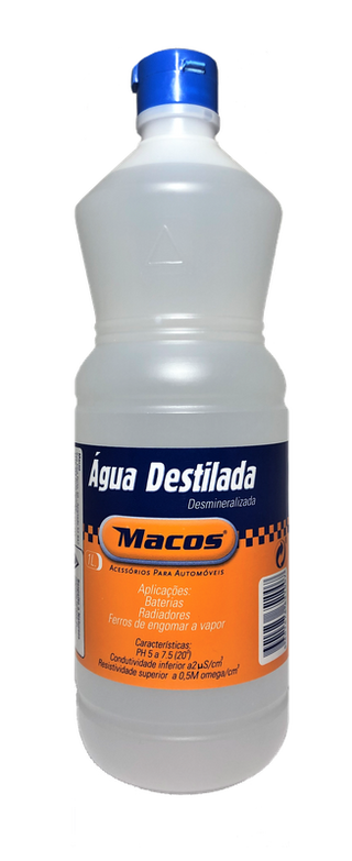 ÁGUA DESTILADA (1 litro)