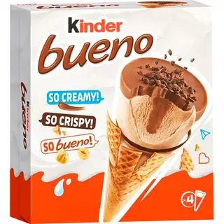 Kinder Gelado Bueno Pack 4 unidades embalagem 360 ml - 18953905181